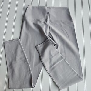 Athleta Transcend Tight Light Gray Leggings Womens Medium
